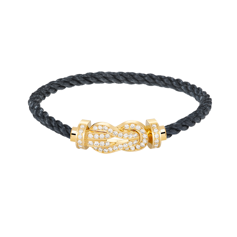 [moco jewelrys]CHANCE LARGE 8 FIGURE BUCKLE FULLDIAMOND BRACELET GOLD