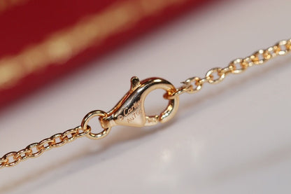 [moco jewelrys]LOVE NECKLACE PINK GOLD AND SILVER