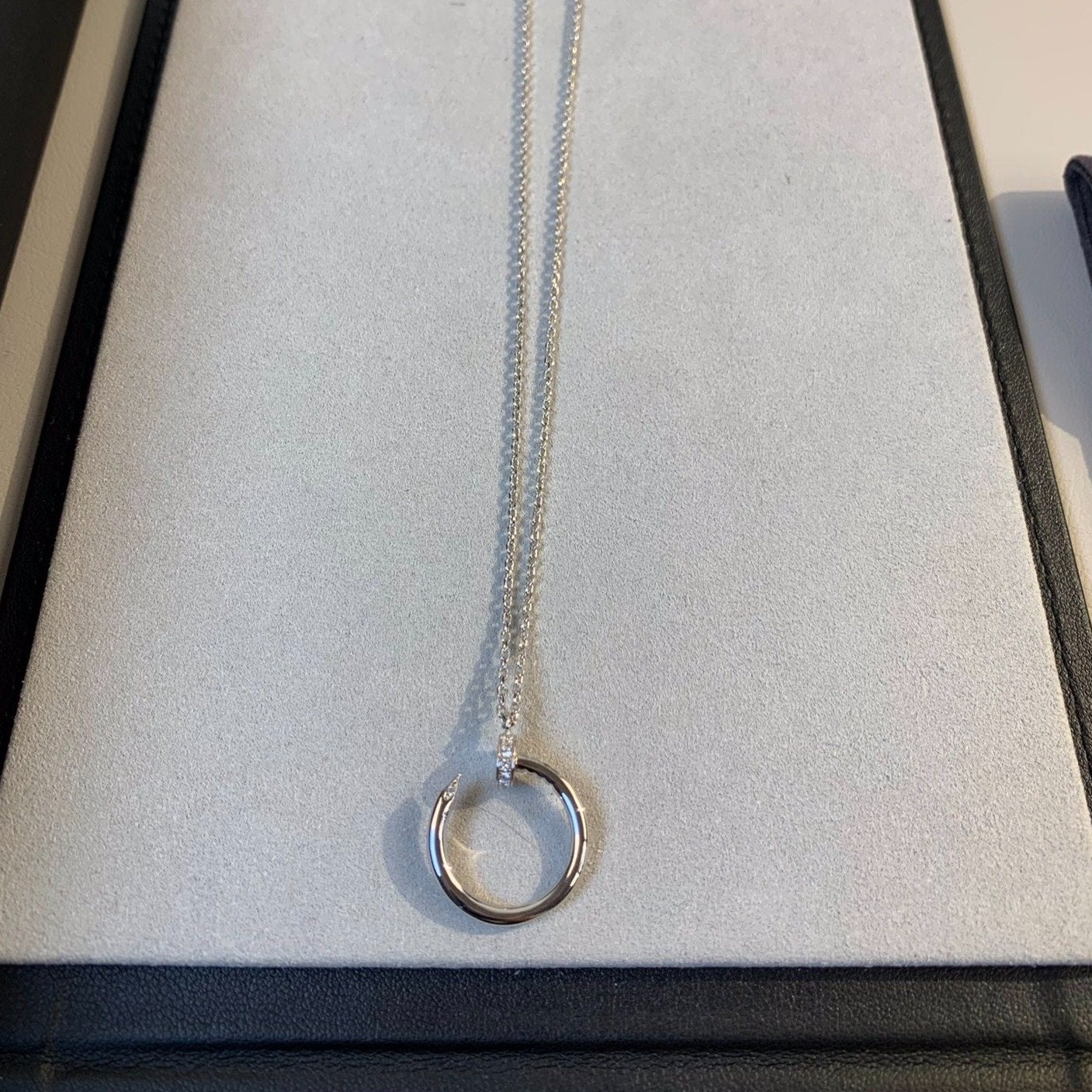 [moco jewelrys]JUSTE NECKLACE SILVER
