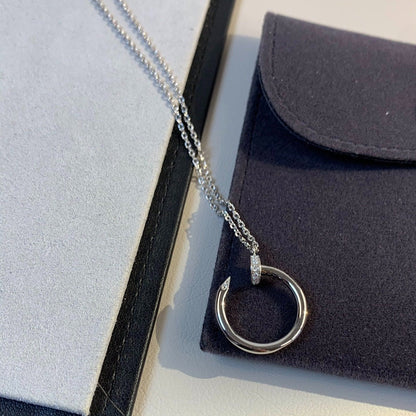[moco jewelrys]JUSTE NECKLACE SILVER