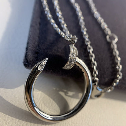 [moco jewelrys]JUSTE NECKLACE SILVER