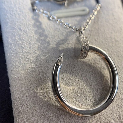 [moco jewelrys]JUSTE NECKLACE SILVER