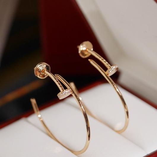 [moco jewelrys]JUSTE EARRINGS DIAMONDS 1.8MM