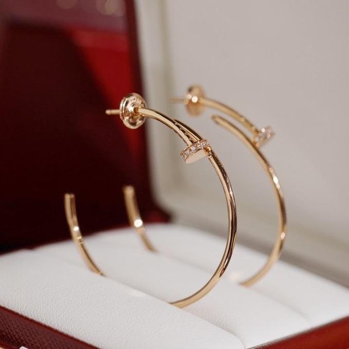 [moco jewelrys]JUSTE EARRINGS DIAMONDS 1.8MM