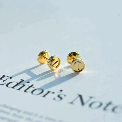 [moco jewelrys]LOVE EARRINGS GOLD 10MM