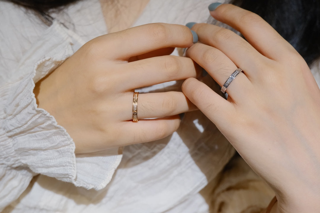 [moco jewelrys]LOVE RING 2.65MM DIAMOND