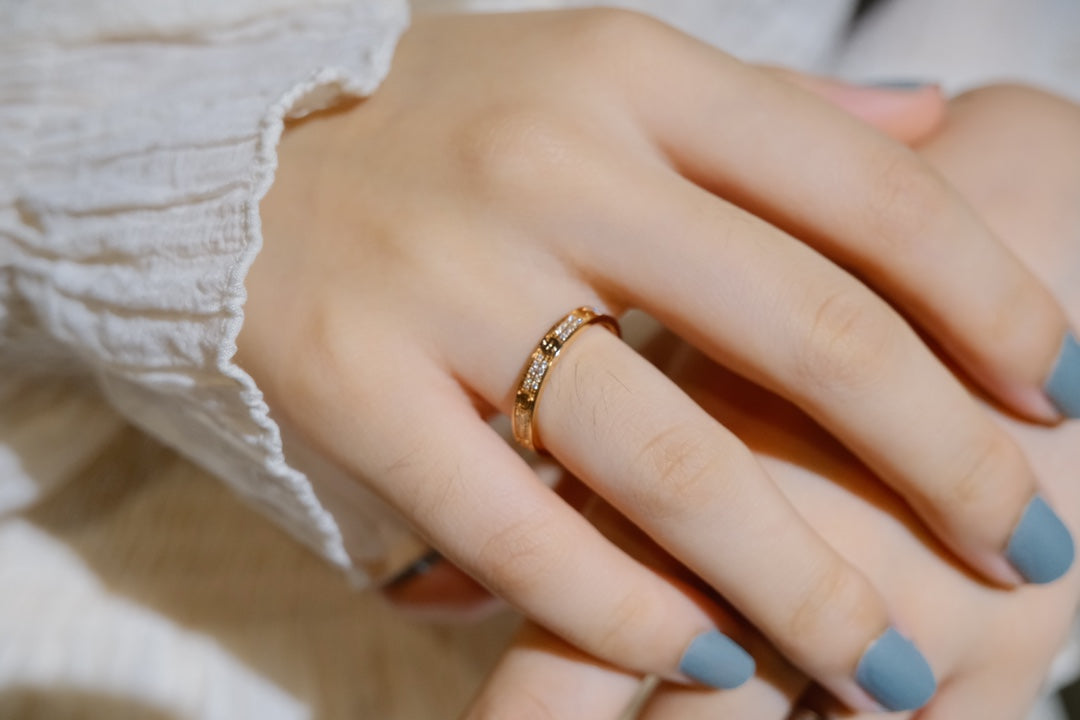 [moco jewelrys]LOVE RING 2.65MM DIAMOND