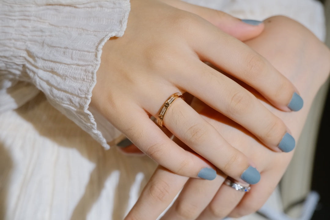 [moco jewelrys]LOVE RING 2.65MM DIAMOND