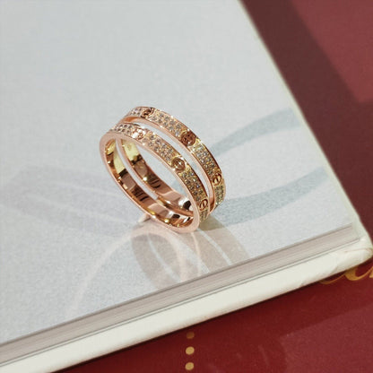 [moco jewelrys]LOVE RING 2.65MM DIAMOND