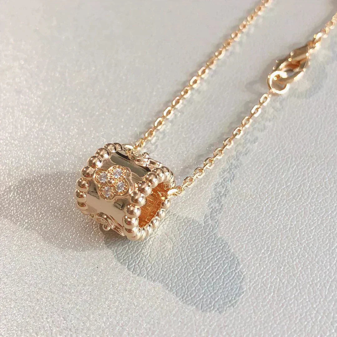 [moco jewelrys]PERLEE PEDANT NECKLACE GOLD / ROSE GOLD