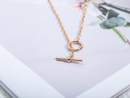 [moco jewelrys]ECHAPPEE NECKLACE PINK GOLD