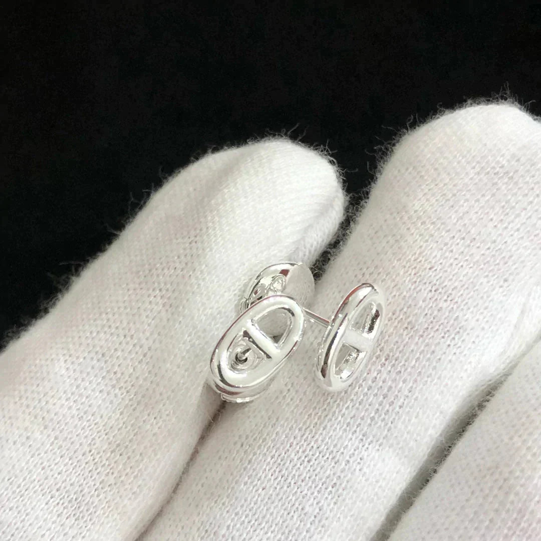 [moco jewelrys]CHAINE SMALL EARRINGS GOLD AND SILVER