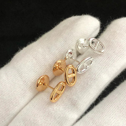 [moco jewelrys]CHAINE SMALL EARRINGS GOLD AND SILVER