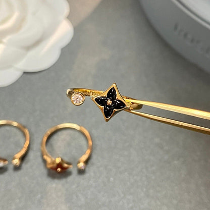 [moco jewelrys]STAR 1 DIAMOND OPEN RING