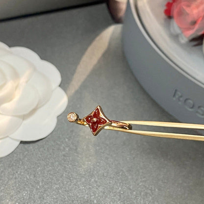 [moco jewelrys]STAR 1 DIAMOND OPEN RING