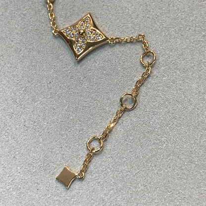 [moco jewelrys]STAR AND SUN 4 MOTIFS GOLD DIAMONDS BRACELET