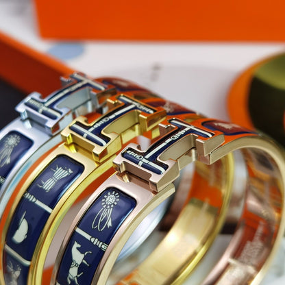 [moco jewelrys]H COUVERTURES DARK BLUE BRACELET