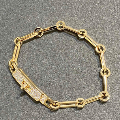 [moco jewelrys]CHAINE BRACELET SMALL MODEL DIAMOND