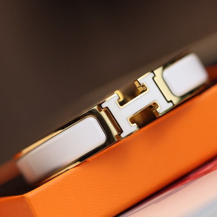 [moco jewelrys]H BRACELET 12MM GOLD