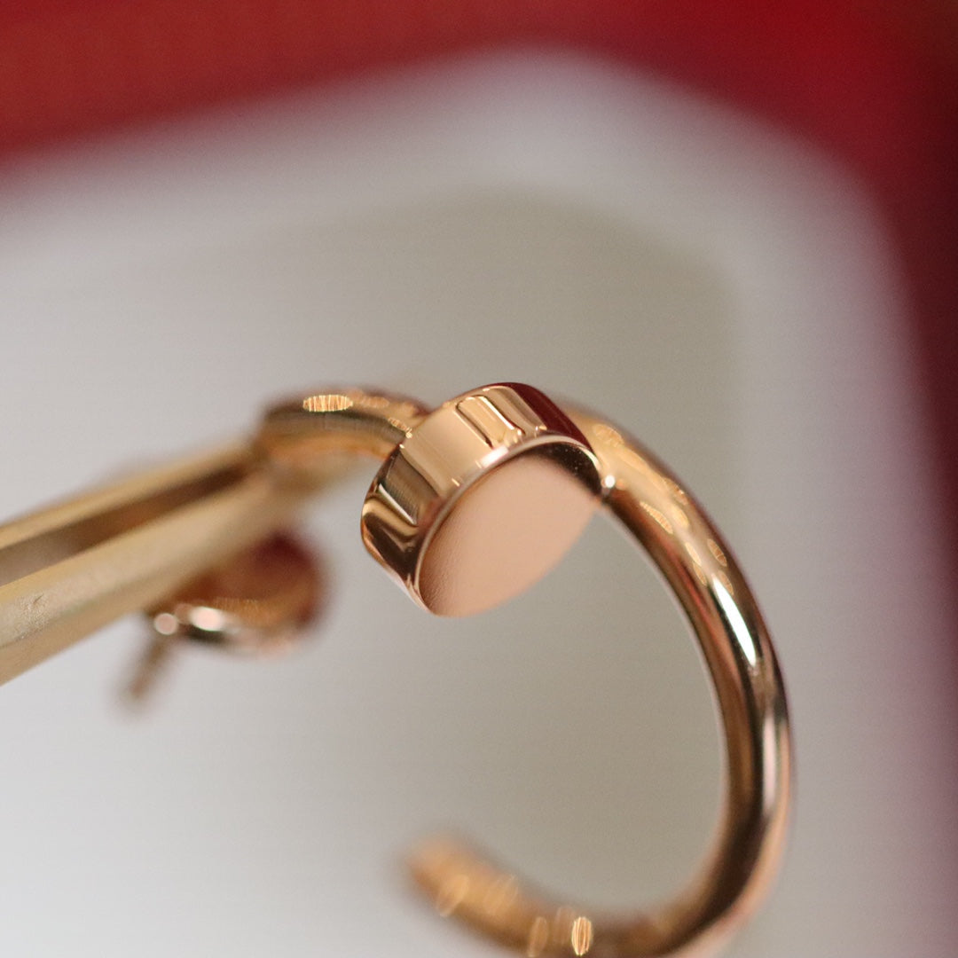 [moco jewelrys]JUSTE EARRINGS PINK GOLD