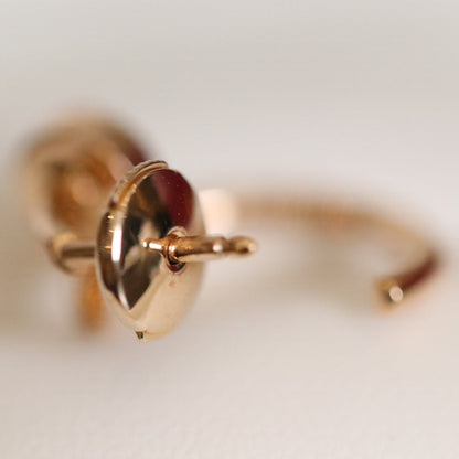 [moco jewelrys]JUSTE EARRINGS PINK GOLD