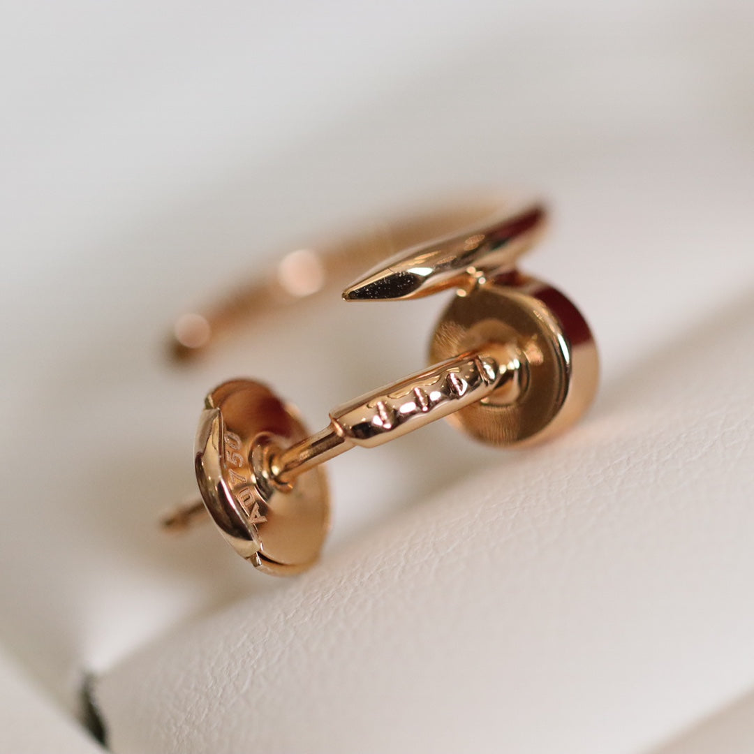 [moco jewelrys]JUSTE EARRINGS PINK GOLD