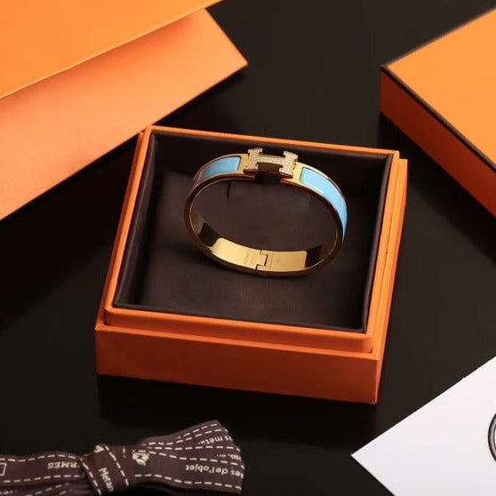 [moco jewelrys]H CLOUD BLUE BRACELET GOLD DIAMOND