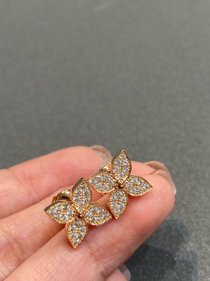 [moco jewelrys]STAR DIAMOND EARRINGS
