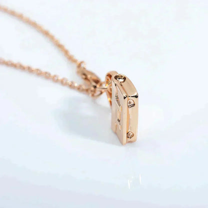 [moco jewelrys]AMULETTE PEDANT ROSE GOLD NECKLACE
