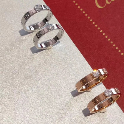 [moco jewelrys]LOVE RING 3.6MM 1 BIG DIAMOND