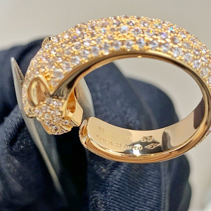 [moco jewelrys]PANTHERE PINK GOLD DIAMOND RING