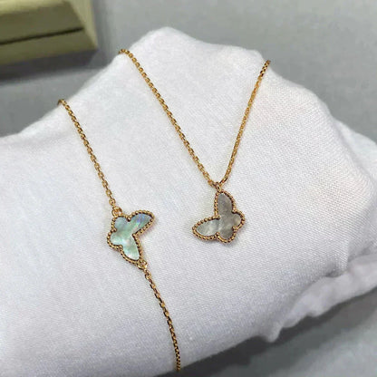 [moco jewelrys]BUTTERFLY DARK MOP BUTTERFLY BRACELET