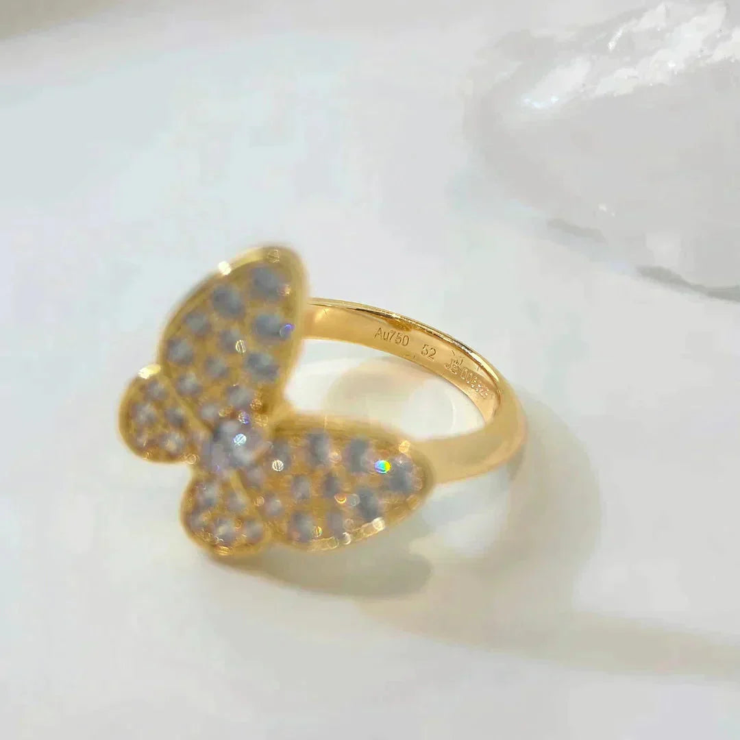 [moco jewelrys]BUTTERFLY DIAMOND RING