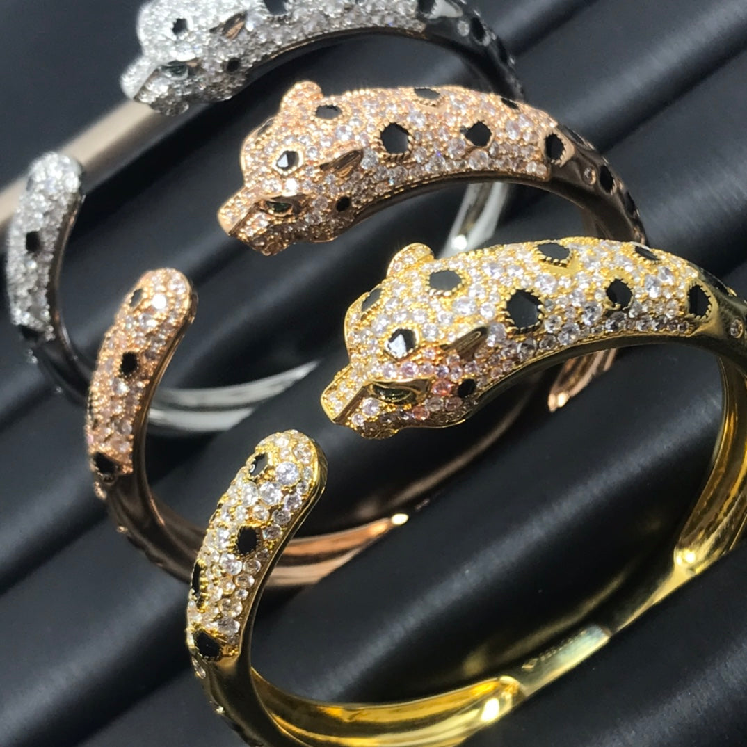 [moco jewelrys]PANTHERE BIG BRACELET DIAMONDS