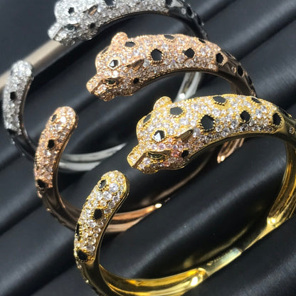 [moco jewelrys]PANTHERE BIG BRACELET DIAMONDS