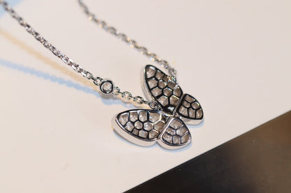 [moco jewelrys]BUTTERFLY DIAMOND NECKLACE