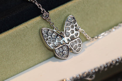 [moco jewelrys]BUTTERFLY DIAMOND NECKLACE