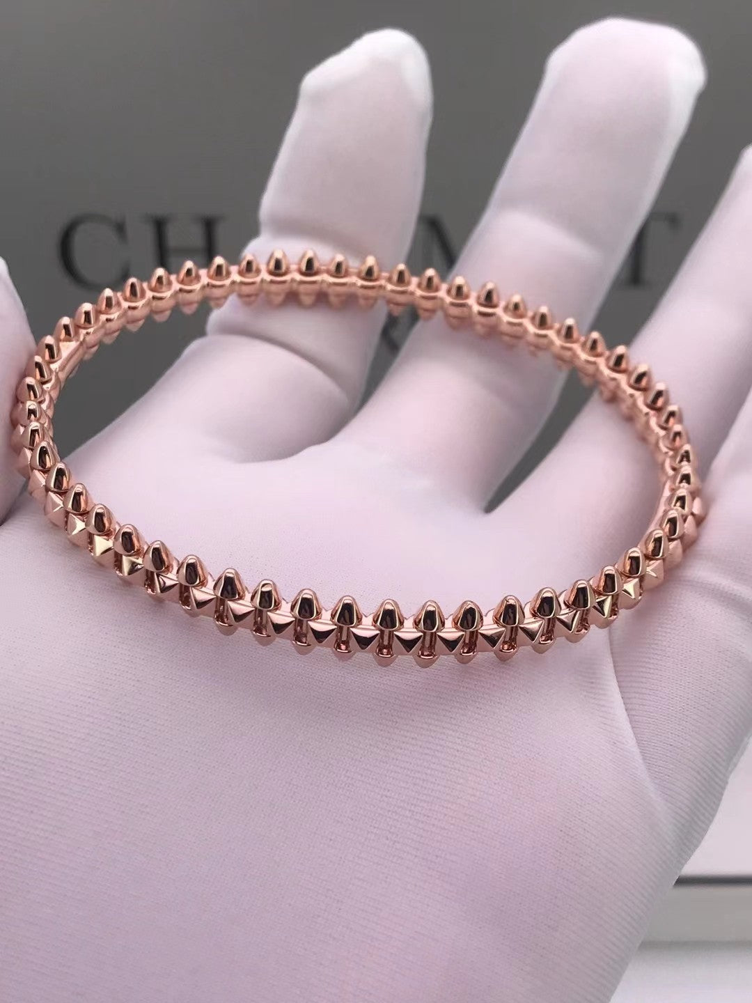 [moco jewelrys]CLASH PINK GOLD BRACELET