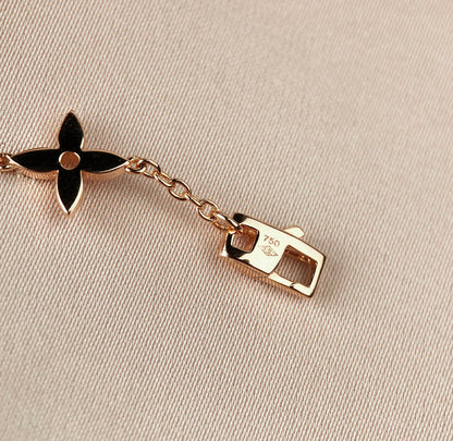 [moco jewelrys]STAR AND SUN 7 MOTIFS GOLD BRACELET