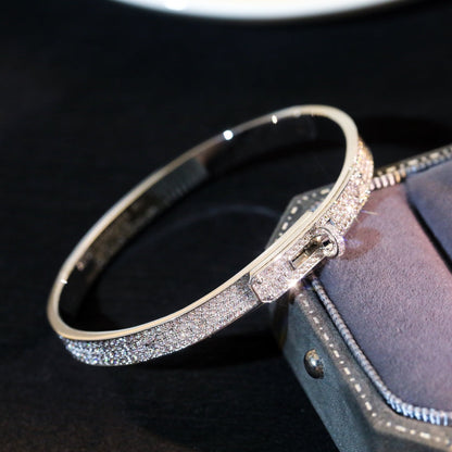 [moco jewelrys]KELLY BRACELET DIAMOND PAVED