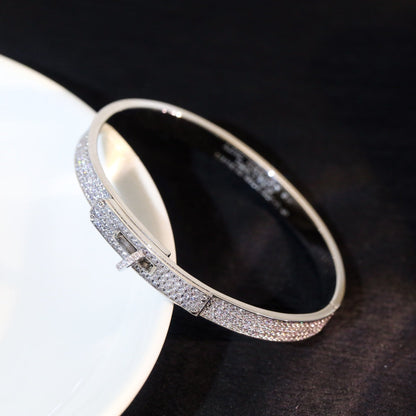 [moco jewelrys]KELLY BRACELET DIAMOND PAVED
