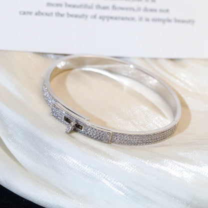 [moco jewelrys]KELLY BRACELET DIAMOND PAVED