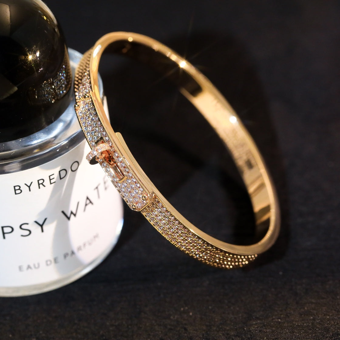 [moco jewelrys]KELLY BRACELET DIAMOND PAVED