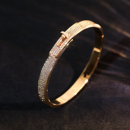 [moco jewelrys]KELLY BRACELET DIAMOND PAVED