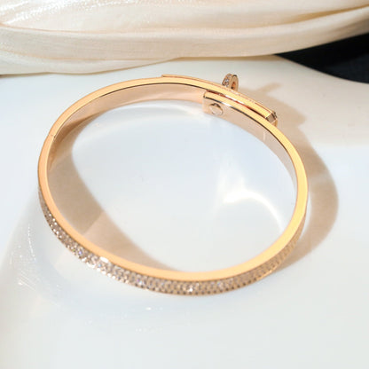 [moco jewelrys]KELLY BRACELET DIAMOND PAVED