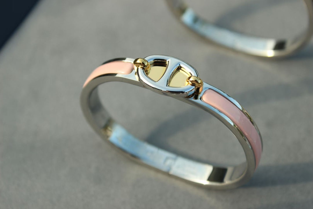 [moco jewelrys]CLIC CHAINE SILVER BRACELET