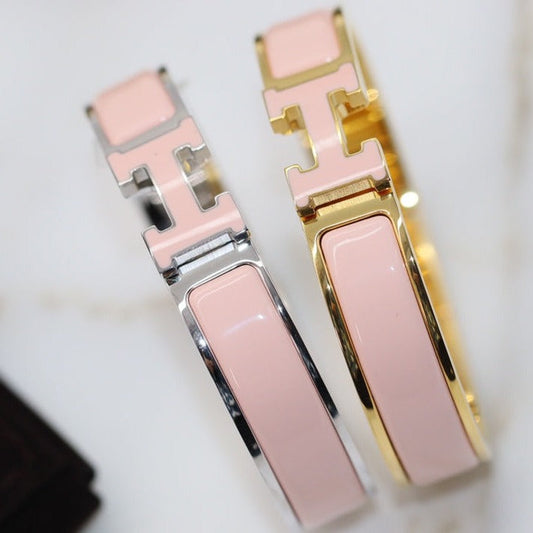 [moco jewelrys]H BRACELET 12MM PINK