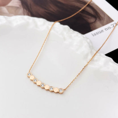 [moco jewelrys]BEE MY LOVE DIAMOND NECKLACE