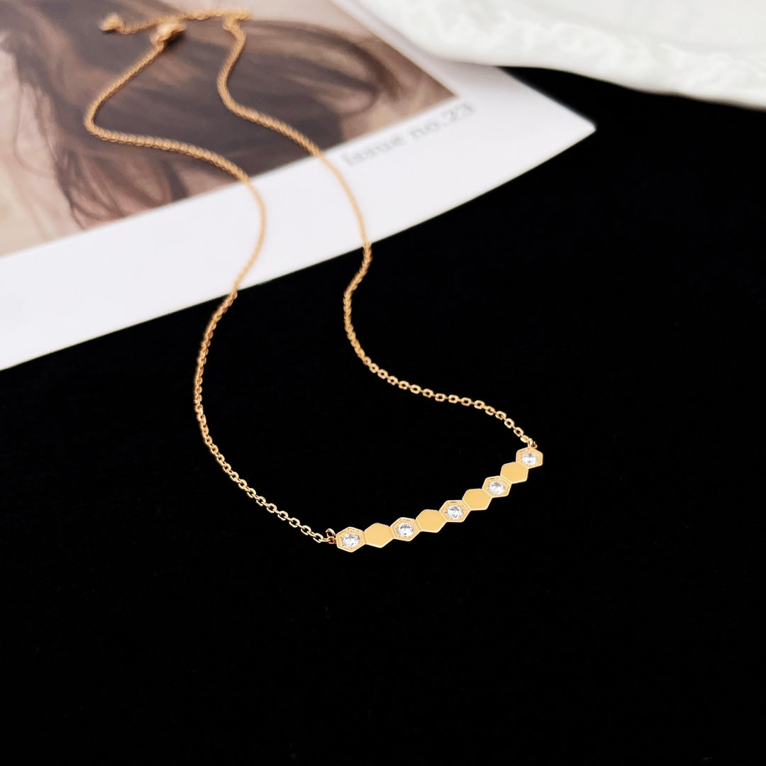 [moco jewelrys]BEE MY LOVE DIAMOND NECKLACE