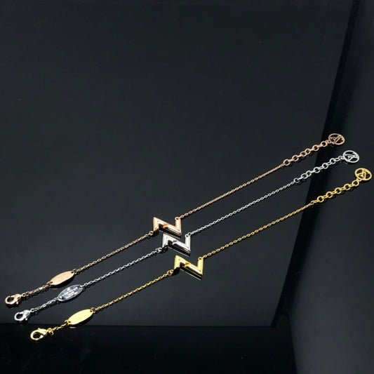 [moco jewelrys]VOLT LV LOGO BRACELET